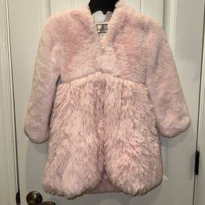 (EUC) Girls American Widgeon Fur Coat- 6X